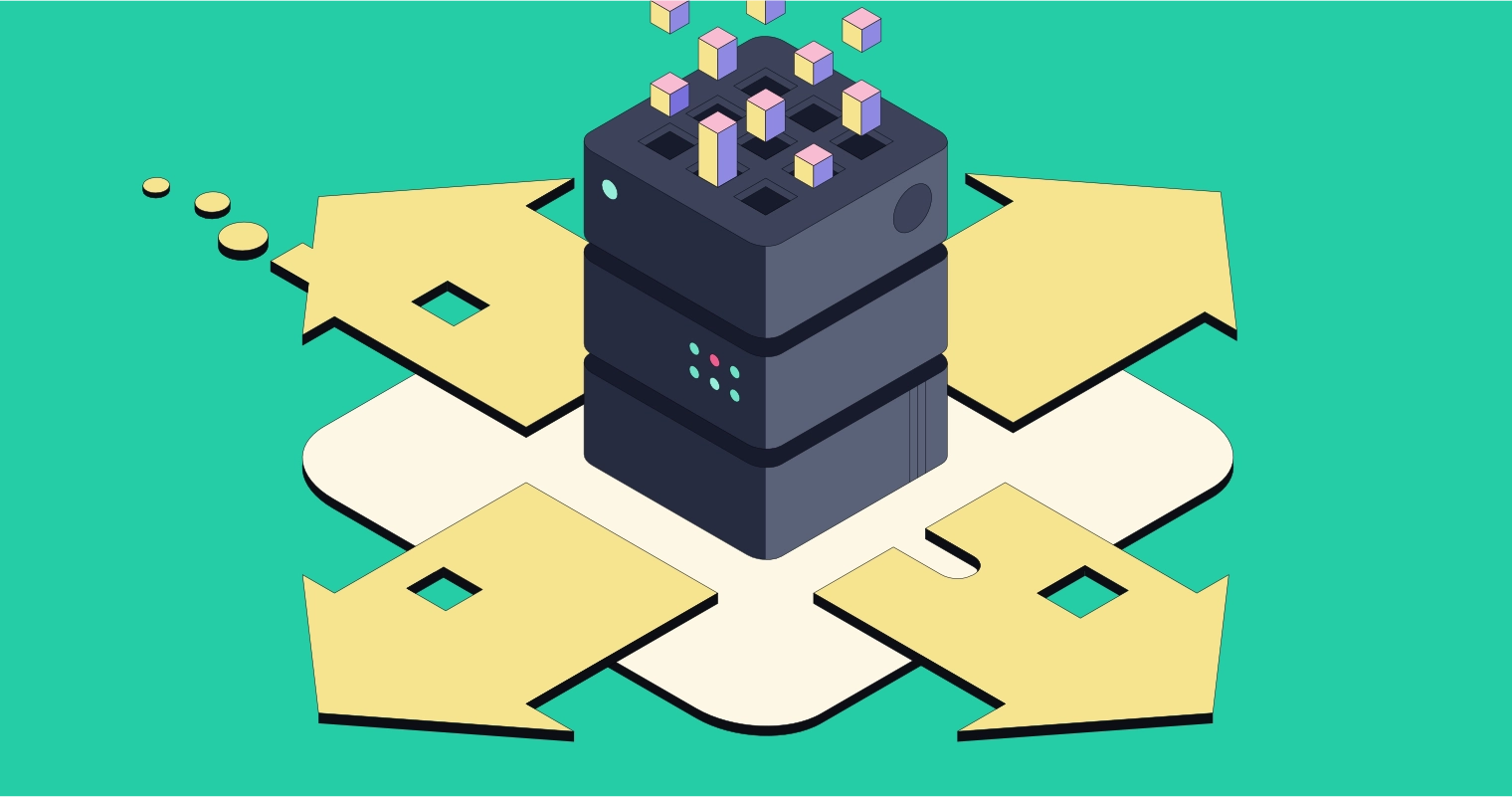 Editorial illustration for Grammarly engineering blog article about scaling AWS infrastructure across multiple regions