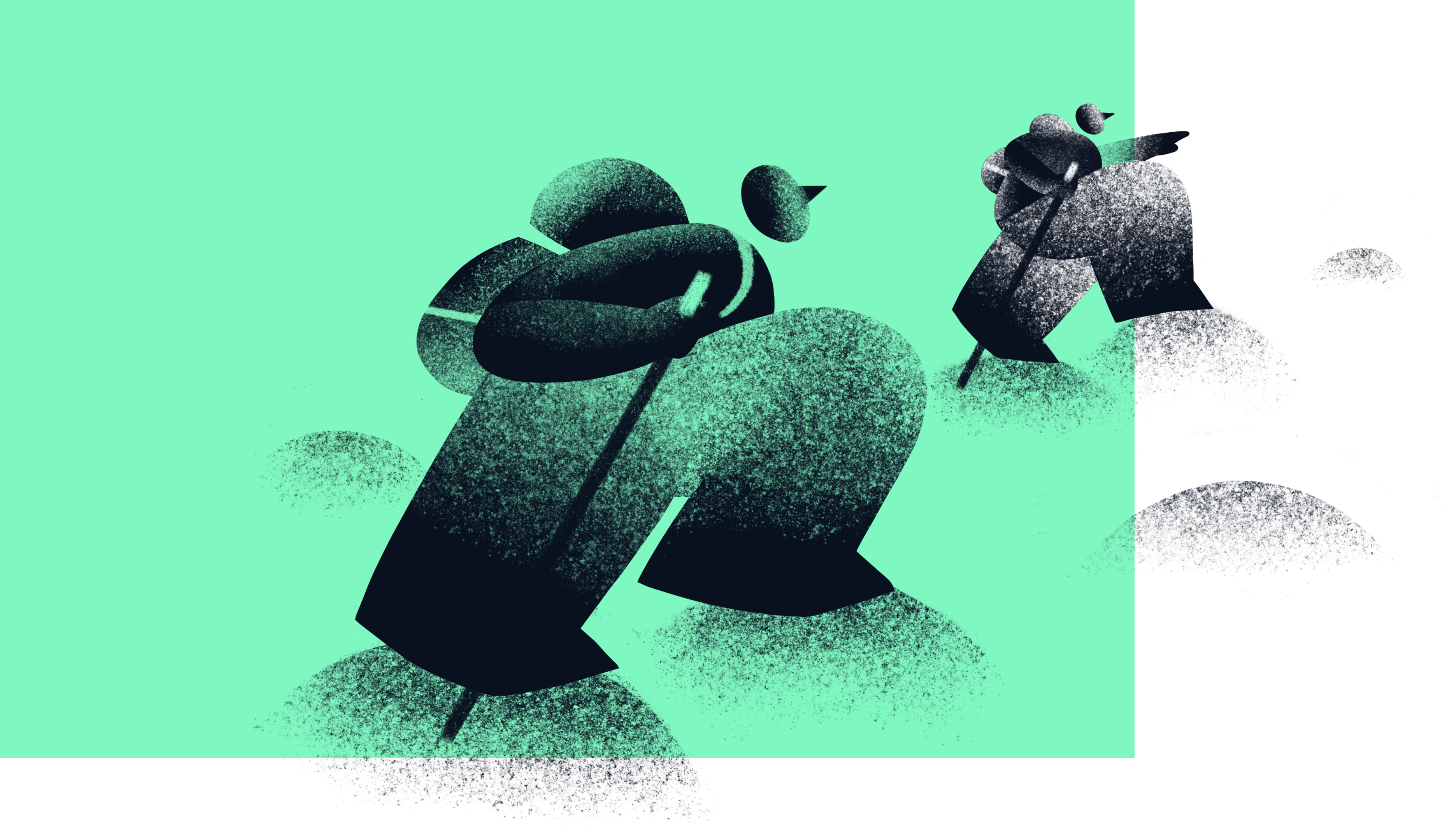 Editorial illustration for Grammarly blog article about writing effective business memos