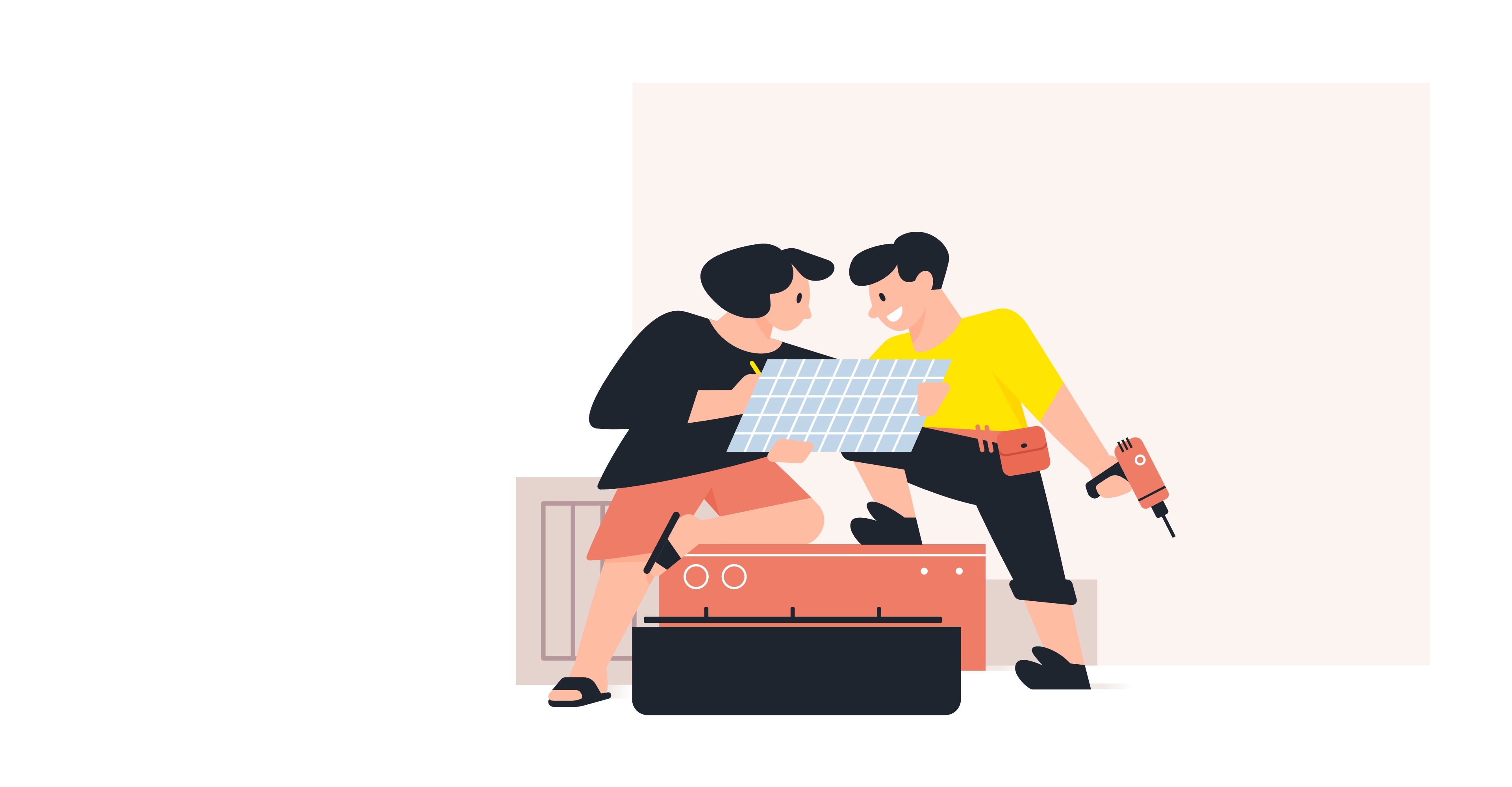 builders cityscape illustration