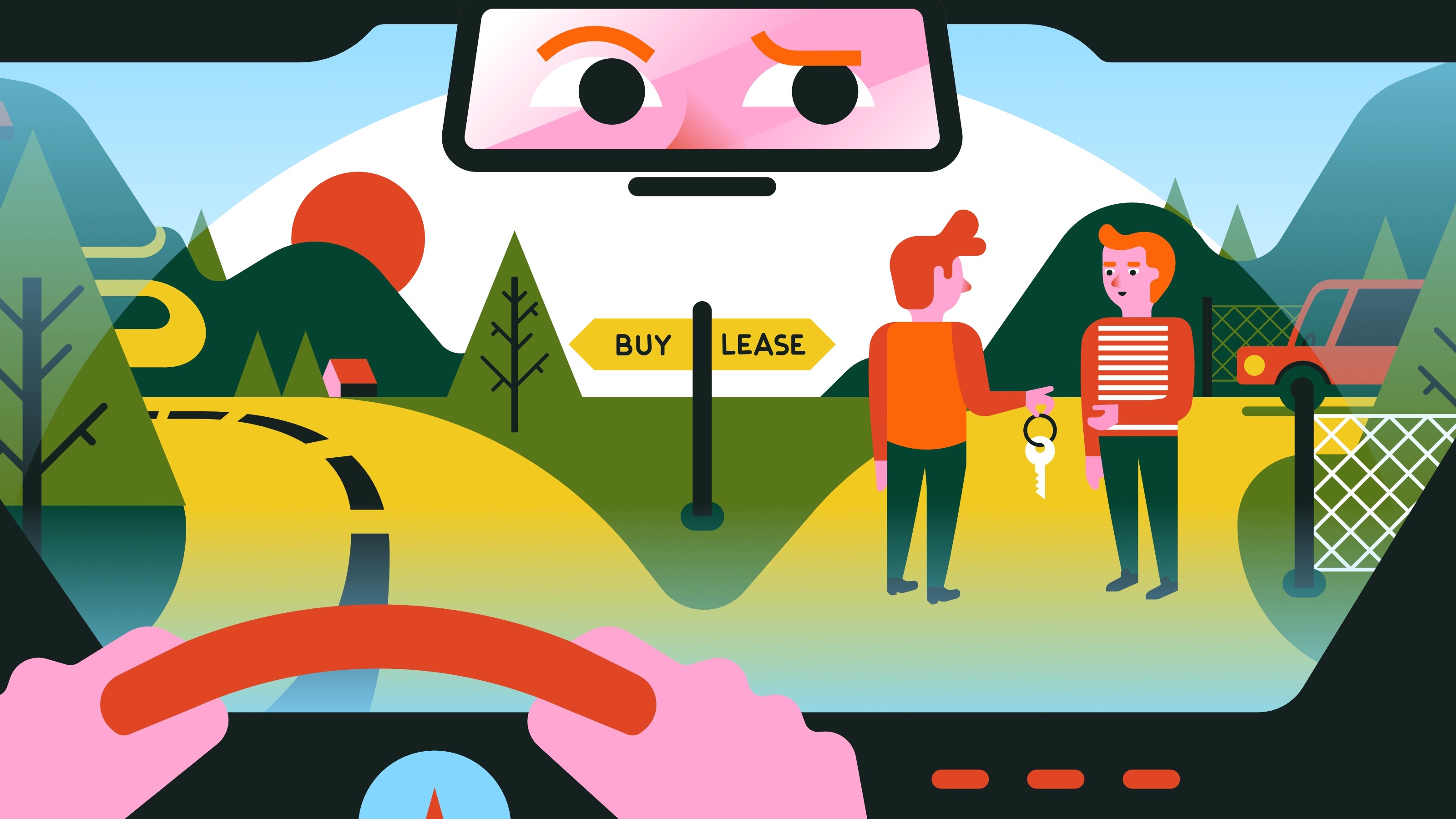 Editorial illustration for Grammarly blog article about writing effective business memos